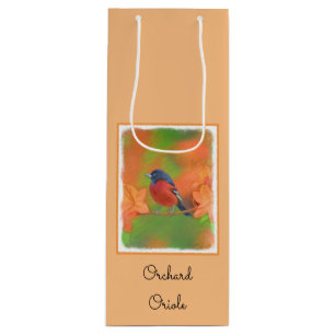 Sacola Para Vinho Orchard Oriole Songbird Pintura Original