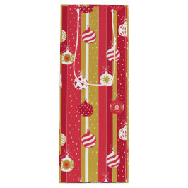 Sacola Para Vinho Ornamentos de Árvore de Natal Amarelo Vermelho