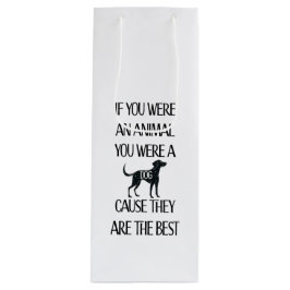 Sacola Para Vinho Os cães são os melhores