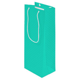 Sacola Para Vinho Padrão Azul Aqua