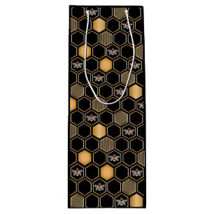 Sacola Para Vinho Padrão de Honeycomb
