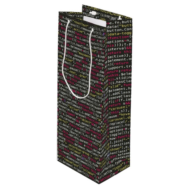 Sacola Para Vinho Padrão do terminal do desenvolvedor (Frente inclinada)