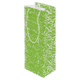 Sacola Para Vinho Padrão Verde Lima Grunge - Decoração Abstrata de V