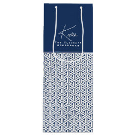 Sacola Para Vinho Padrinho de casamento Personalizado do Padrão Samu