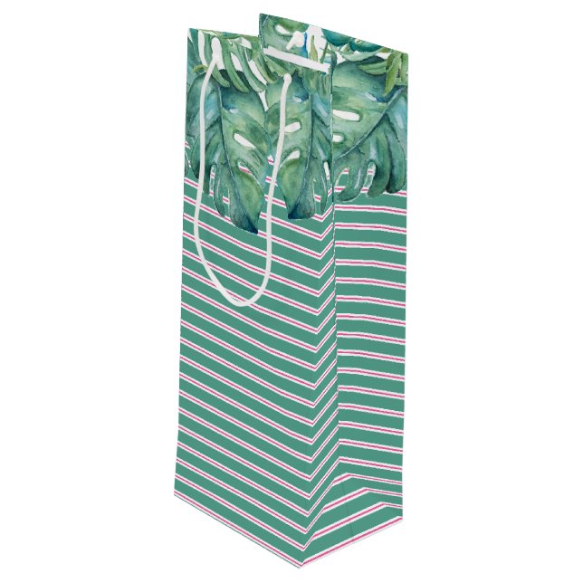 Sacola Para Vinho Palm Beach Christmas Wine Gift Bag (Verso inclinado)