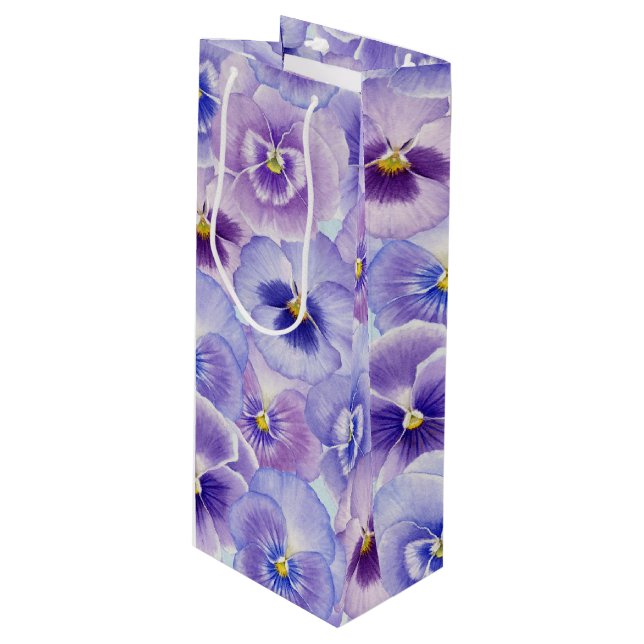 Sacola Para Vinho Pansy (Frente inclinada)