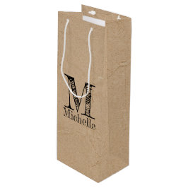 Sacola Para Vinho Papel Castanho Russo Kraft castanho para aspecto m