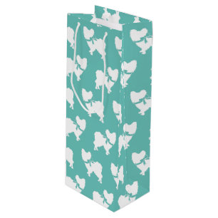 Sacola Para Vinho Papillon Dog Puppy