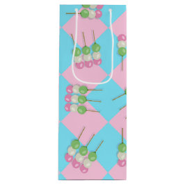 Sacola Para Vinho Pasta Azul Cor-de-rosa Verificado com Garrafa de D