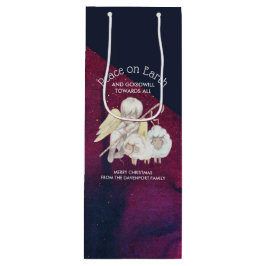 Sacola Para Vinho Paz na Terra e Boa Vontade em direção a todos os S