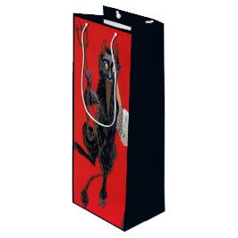 Sacola Para Vinho Pegou Krampus Wine Gift Bag