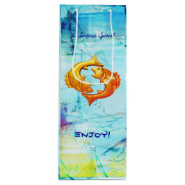 Sacola Para Vinho Peixes Bolsa de Presente de Vinho de Aniversário