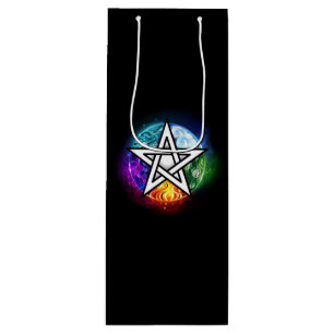 Sacola Para Vinho Pentagrama do Wiccan