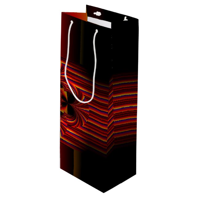 Sacola Para Vinho Pequenas tiras grandes com Arco (Frente inclinada)