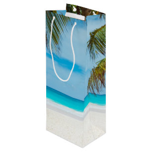 Sacola Para Vinho Praia Tropical do Paraíso