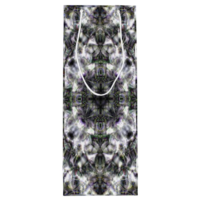 Sacola Para Vinho Prata Lace (Verso)