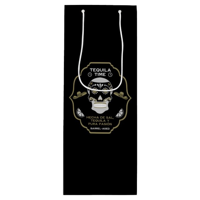 Sacola Para Vinho Presente de Luxury Tequila (Frente)