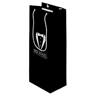 Sacola Para Vinho Proposta de Padrinho de casamento Personalizado de