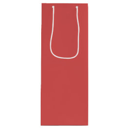 Sacola Para Vinho Quadro Leve de Natal Vermelho