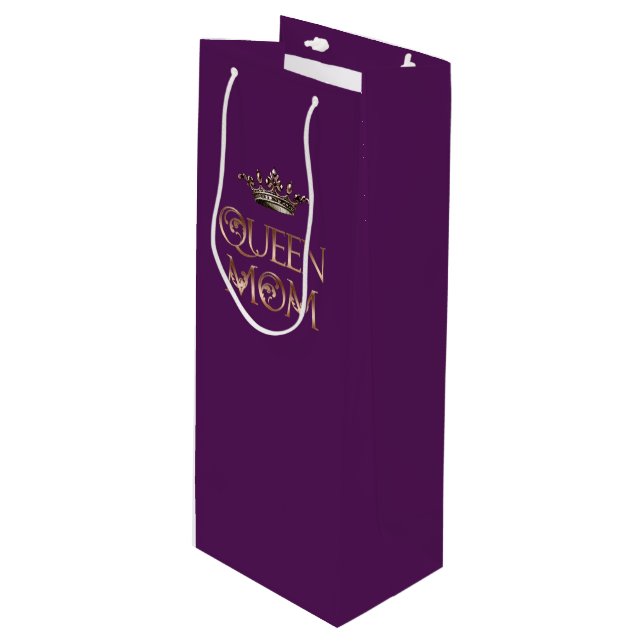 Sacola Para Vinho Rainha Mãe (Frente inclinada)