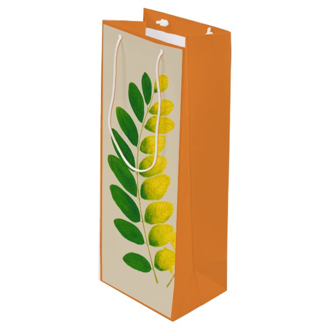 Sacola Para Vinho 'Rang De Basanti' em um Saco do Presente (Frente inclinada)