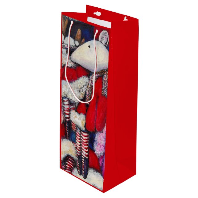 Sacola Para Vinho Realidade das Férias (Frente inclinada)