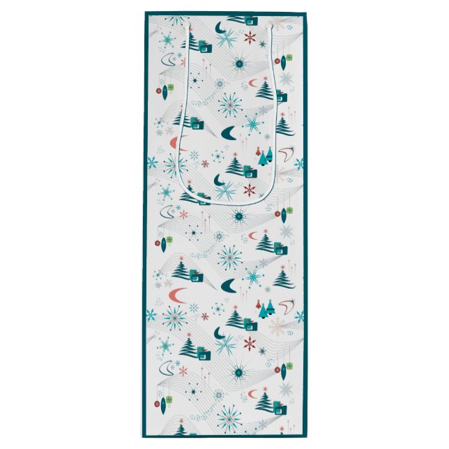 Sacola Para Vinho Retrair Um Natal Ir (Frente)