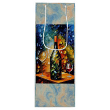 Saca de Presente de Vinho Artístico – Design de No