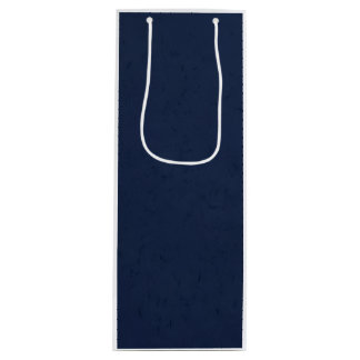 Sacola Para Vinho Saca de Presente de Vinho Azul Marinho Sólido