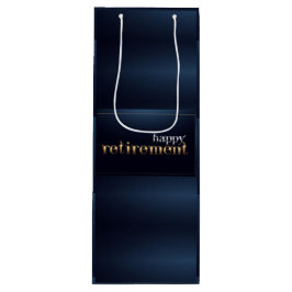 Sacola Para Vinho Saca de Presente de Vinho para Aposentadoria Feliz