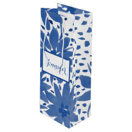 Sacola Para Vinho Saco de Presente de Design Floral de Vinho Persona