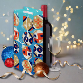 Sacola Para Vinho Saco de Presente de Vinho Bold Natal Moderno 