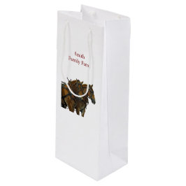 Sacola Para Vinho Saco de Presente de Vinho da Equipe de Cavalo de R