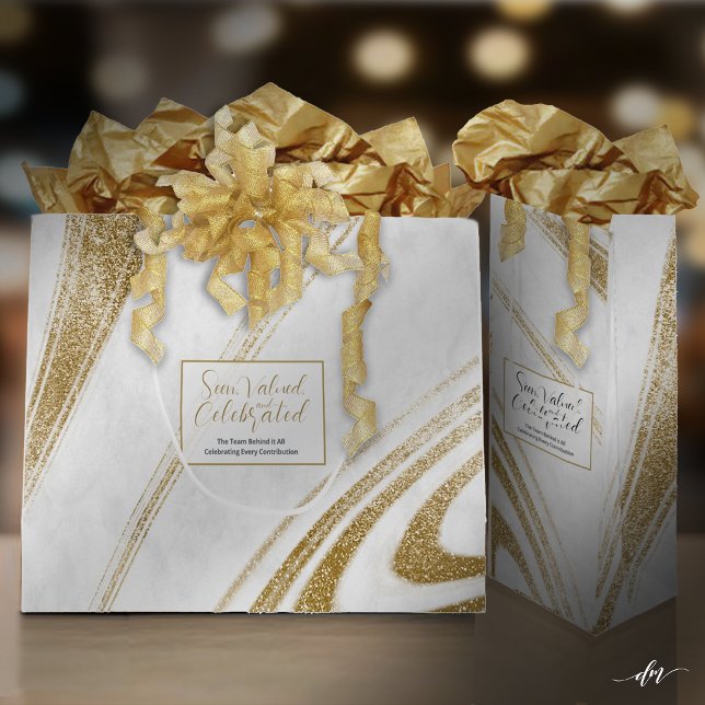 Sacola Para Vinho Saco de Presente de Vinho de Reconhecimento | Even (Elegant gift bags styled with tissue and ribbon for a premium presentation.)