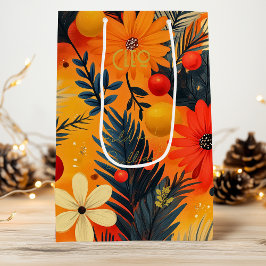Sacola Para Vinho Saco de Presente Floral e Festivo Personalizado Br