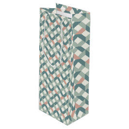 Sacola Para Vinho Saco de Presente Geométrico Moderno para Quilômetr