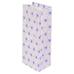Sacola Para Vinho Saco do Presente - Círculos de Estrelas