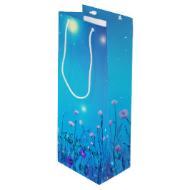 Sacola Para Vinho Saco do presente de vinho floral