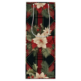 Sacola Para Vinho Saco do Presente de Xadrez Grande