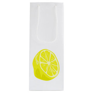 Sacola Para Vinho Saco do presente do limão meio
