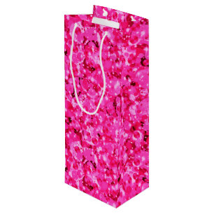 Sacola Para Vinho SACO GIFT GIFT BAG de VINHO Rosa Quente-9-Pontos d