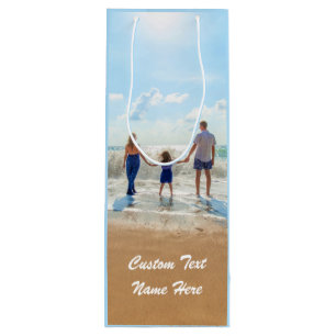 Sacola Para Vinho Sacol de Presente de Vinho com Foto Personalizada