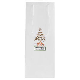 Sacola Para Vinho Saudação dobrada