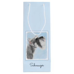 Sacola Para Vinho Schnauzer (Giant, Standard) Painting - Dog Art
