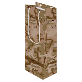 Sacola Para Vinho Seixos de Camuflagem do Deserto, Seu nome, Persona