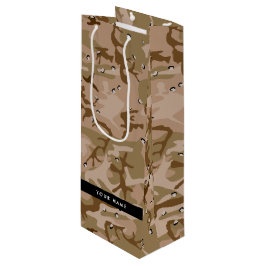 Sacola Para Vinho Seixos de Camuflagem no Deserto, Seu nome, Persona