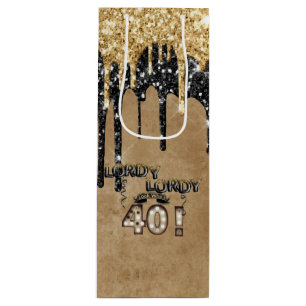 Sacola Para Vinho Senhor Senhor Olhe Quem São 40 Balões de Aniversár
