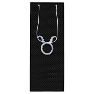 Sacola Para Vinho Símbolo Cromo Moderno Como Taurus Zodiac