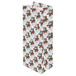 Sacola Para Vinho Snowman
