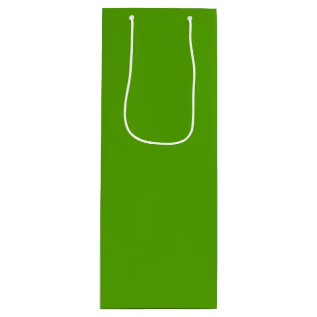 Sacola Para Vinho Solid Jolly Green (Frente)